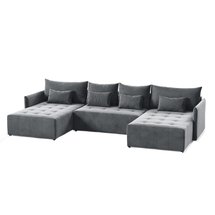 Matese U corner sofa bed (Fabric: Kronos 22)