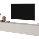 Bisira TV cabinet 200 cm Gray beige