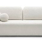 Lambina three-seater sofa with Abriamo 04 boucle container