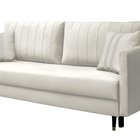 Balabay sofa, three-seater, with storage, black legs (Fabric: Trinity 01)