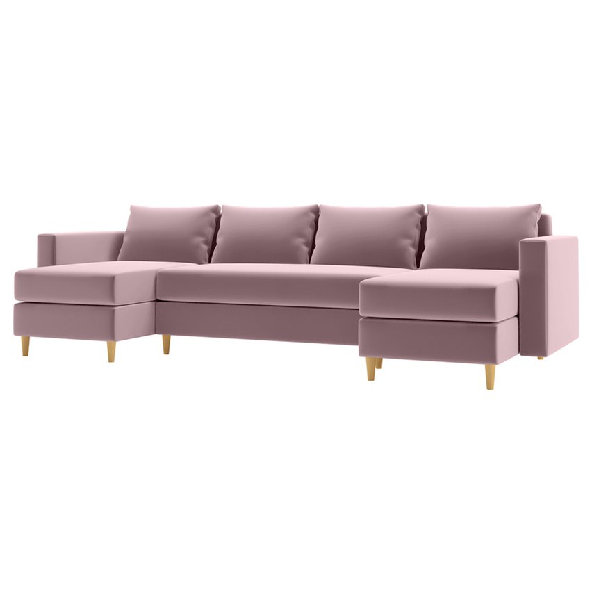 Corner sofa with sleeping function Lengtor U-shaped (Fabric: Kronos 27)