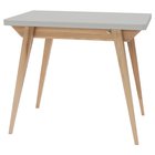 Envelope extendable table 65-130x90 cm light gray