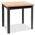 Soleado Dining Table 90x90cm Artisan Oak/Black
