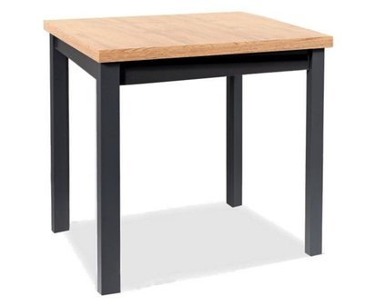 Soleado Dining Table 90x90cm Artisan Oak/Black