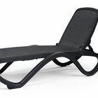 Omega Nardi garden lounger made of certified anthracite material