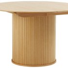 Gativel extendable table 120-167 cm slats natural oak