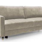 Pasito three-seater sofa bed with storage Vogue 01 velour