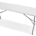 Carrice folding garden table 241 cm white