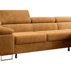 Ganta L-shaped corner sofa with sleeping function with container Poso 01 right-hand corduroy