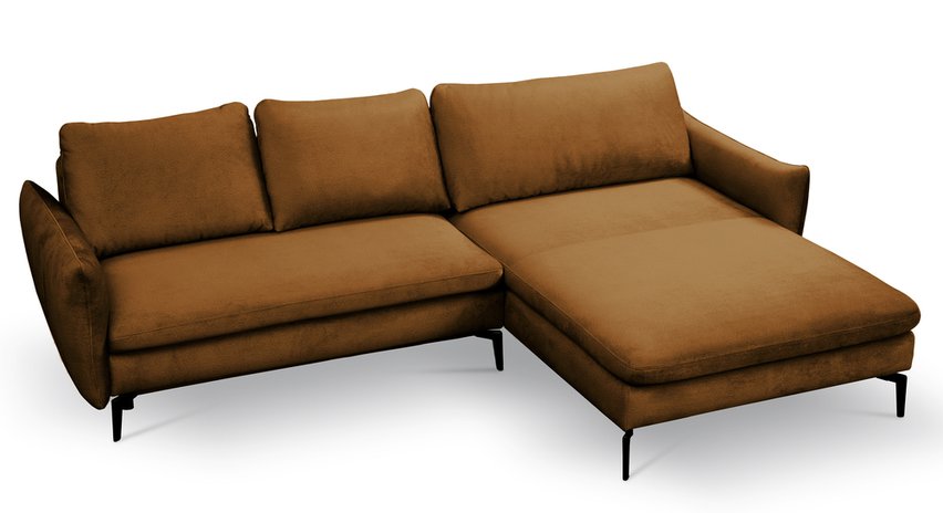 Corner sofa with sleeping function Esalla (Fabric: Element 07, Side: Left)