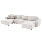 Bazzanese U corner sofa bed (Fabric: Poso 100)