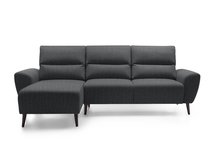 Moon corner sofa bed (Fabric: Monolith 92, Side: Left)