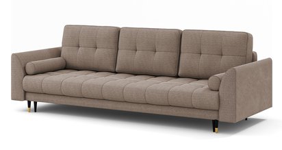 Agriano three-seater sofa with storage Storm 09 easy-clean chenille