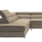 Corner sofa with sleeping function Zarano (Fabric: Element 06, Side: Right)