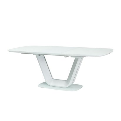 Lubeka extendable table 140-200x90 cm white