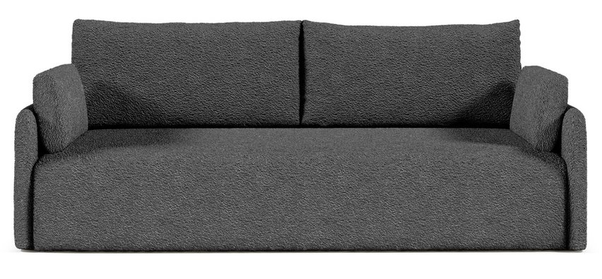 Mino sofa bed with Abriamo 8 boucle bedding container