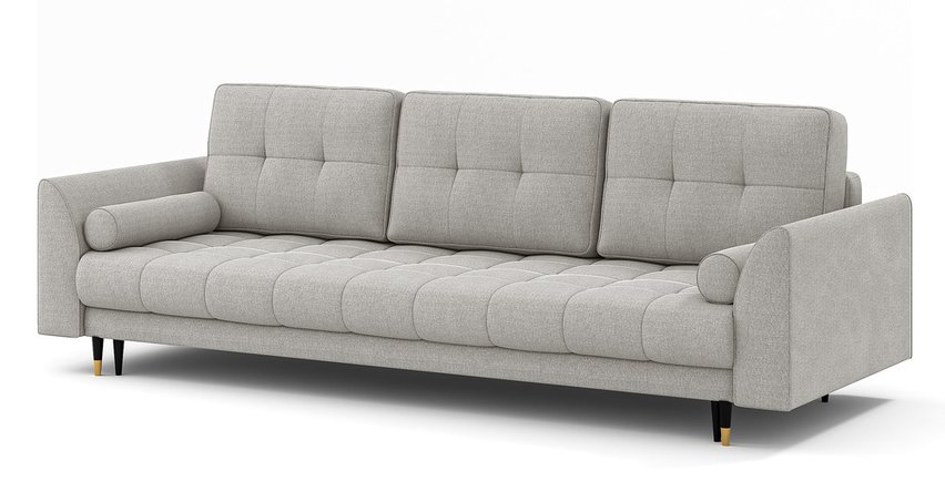 Agriano three-seater sofa with storage Storm 85 easy-clean chenille