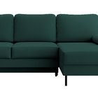 Tomonde L-shaped corner sofa with sleeping function with universal container