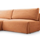 Corner sofa with sleeping function Fimbo L-shaped with container Aragon 56 hydrophobic chenille left-sided