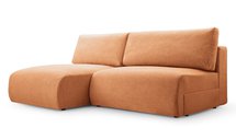 Corner sofa with sleeping function Fimbo L-shaped with container Aragon 56 hydrophobic chenille left-sided