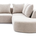 Castellina L-shaped modular corner sofa 255 cm larger Abriamo 3 right-hand side