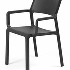 Trill Nardi garden chair with armrests made of certified anthracite material