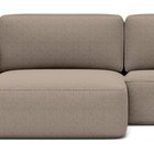 Sarrabi L-shaped left-hand corner sofa with sleeping function Imagine me 04 hydrophobic chenille