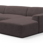 Terrafino U-shaped modular corner sofa with backrest on the left Onega 3