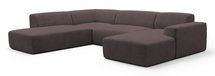 Terrafino U-shaped modular corner sofa with backrest on the left Onega 3