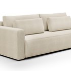 Ajwar three-seater sofa with Curio 09 container, hydrophobic chenille