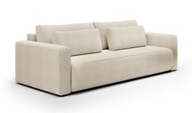 Ajwar three-seater sofa with Curio 09 container, hydrophobic chenille