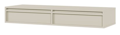 Evo dressing table with drawers, hanging, 110 cm, Gray beige