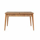 Table with chairs Elioused x4 pine/anthracite