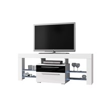 Nesli TV Cabinet (Colour: White / Black, Colour: Non)