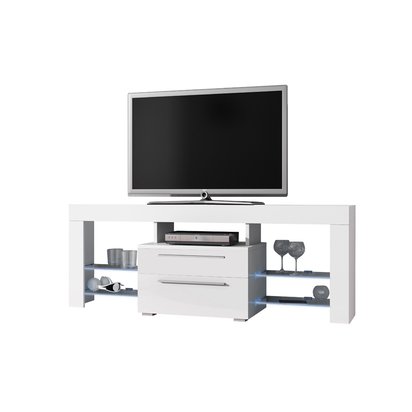 Nesli TV cabinet (Couleur de variante: White, Éclairage: Non)