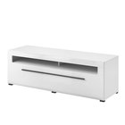 Juven TV cabinet 160 cm (Colour variant: Matt White / Glossy White, Colour: Non)