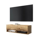Meuble TV Wander 100 cm (Couleur de variante : Chêne Wotan, Éclairage : Non)