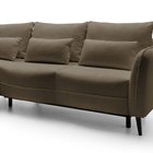 Eliano L-shaped corner sofa with sleeping function with Catch Me 03 boucle container, left-hand