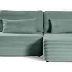 Corner sofa with sleeping function Moduliano L-shaped Ambience 14 thick corduroy