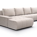 Corner sofa with sleeping function Magliano U-shaped with storage Poso 100 corduroy