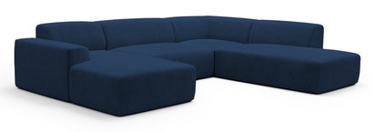 Terrafino U-shaped modular corner sofa with backrest on the right Onega 10