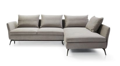 Demisbal corner sofa bed (Fabric: Milton New 14, Side: Left)