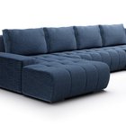 Corner sofa with sleeping function Magliano U-shaped with storage Poso 05 corduroy