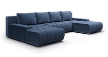 Corner sofa with sleeping function Magliano U-shaped with storage Poso 05 corduroy