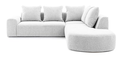 Castellina L-shaped modular corner sofa 255 cm larger Abriamo 5 right-hand side