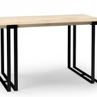Extendable Acacia Table 120x80 cm Craft Oak Gold/Black