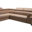 Tazzola L-shaped corner sofa bed with storage (Fabric: Manila 21, Side: Left)