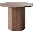 Table Hexa 110 cm noyer Wisconsin