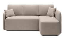 Corner sofa with sleeping function Cascato L-shaped with container Sola 18 right-hand side