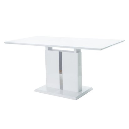 Vilar extendable table 110-150x75 cm white